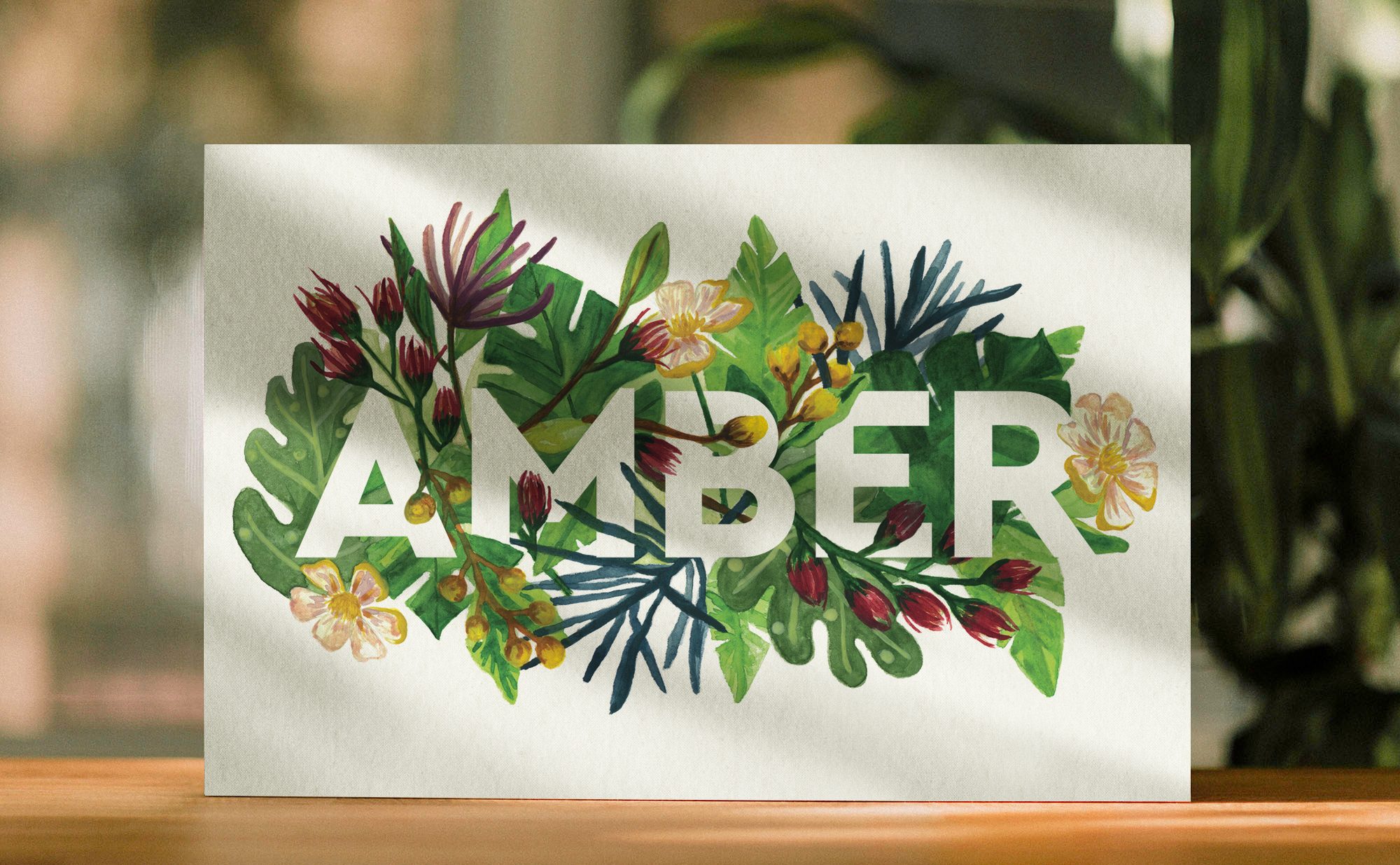 AMBER CARD